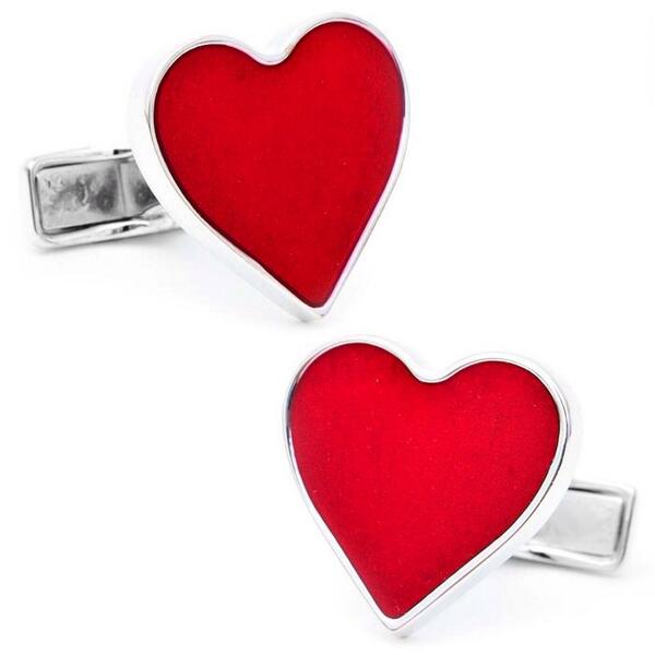 Can't decide what to get your valentine? How about these #red #heart shaped #cufflinks? procuffs.com