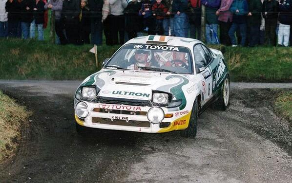 GMCVIDEO's tweet photo. The glory days of the Statoil sponsored @GalwayRally &amp; that wonderful sight &amp; sound of K164PAE with @liamoc1967 &amp; JOB http://t.co/ZL0npQhL7t