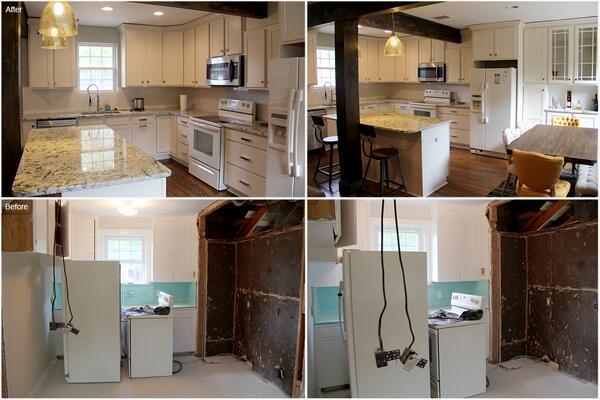 CourseCGC_FL's tweet image. Beautiful before and after kitchen renovation! For more examples, visit: CourseContracting.com @WestElm