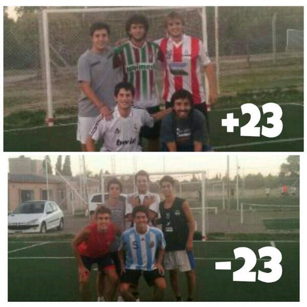 joaquinpinelle's tweet photo. La paternidad sigue vigente. #HuboFútbol @hpinelle @tinsavanco @voligom @lcocciolo http://t.co/0lCIVHZiFI