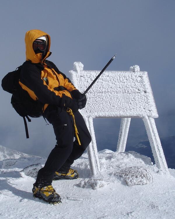 rabidoutdoors's tweet photo. Would be driving to Mt. Katahdin right now to climb if not for having a congenitally narrow spinal column. #DamnBack http://t.co/oFqaqSfH6m