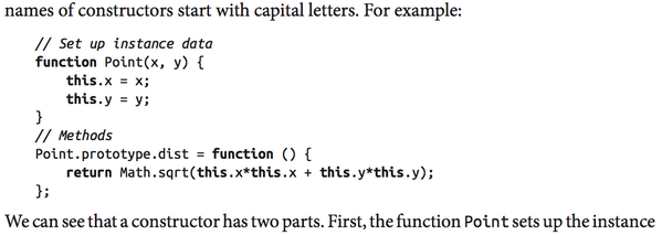 O’Reilly worked hard to make JS code look better in print (no colors!) for <a href="/speakingjs/">Speaking JavaScript</a>. New: comments in italics.