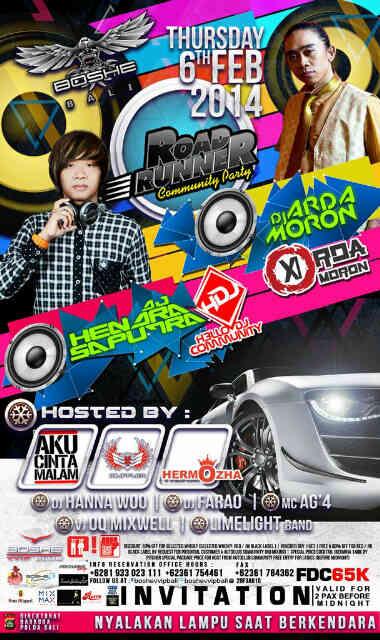 housemafiabali's tweet photo. 06|02|14 @arda_dVck will be rawk'n @bosheVVIPbali support by : @akucintamalam,@storeACM hompimpah cheer http://t.co/UMuBIP7os6