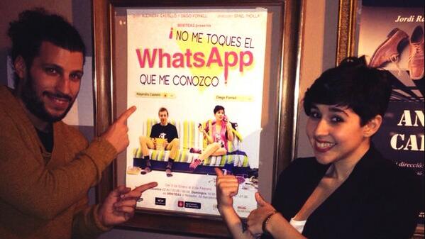 Tony MartĂnez (@tonymartinezofi) on Twitter photo Grande <a href="/alejandracstllo/">MarĂa alexandra Joya castillo</a> con su #NoMeToquesElWhatsappQueMeConozco Mañana sabado y domingo ultimas funciones #Orgulloso Grande <a href="/alejandracstllo/">MarĂa alexandra Joya castillo</a> con su #NoMeToquesElWhatsappQueMeConozco Mañana sabado y domingo ultimas funciones #Orgulloso