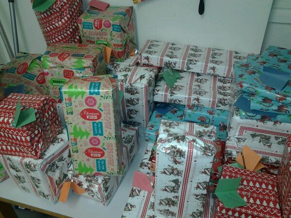 UCCBarnardos's tweet photo. Having a little emotional moment thinking back to our Christmas 'Toys for Barnardos' project! :') http://t.co/67PqBPdapx