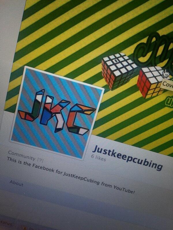 JustKeepCubing's tweet photo. Guess who just made a Facebook??!?!  It's Justkeepcubing http://t.co/J5KbvV3QSh