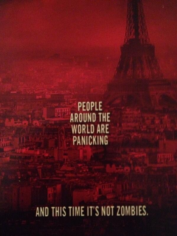 TorresVsZombies's tweet photo. Zombies are so prevalent, apocalyptic books now have to clarify that they are NOT about zombies. Haha http://t.co/HGsQsb843e