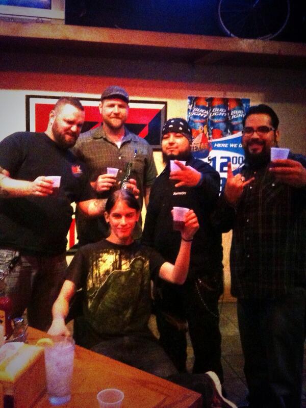 REDEEMEDCHAOS's tweet photo. Angel of Death shots with @ROOSTEREGB to kick off our night http://t.co/K4PXc5hiYE