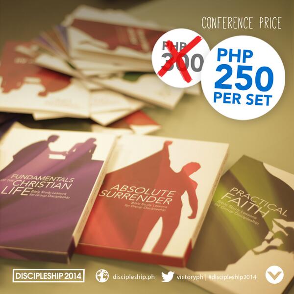 vmuntinlupa's tweet photo. We just launched 2 boxed sets of Victory group materials at #Discipleship2014! http://t.co/QwwQhn9cJS