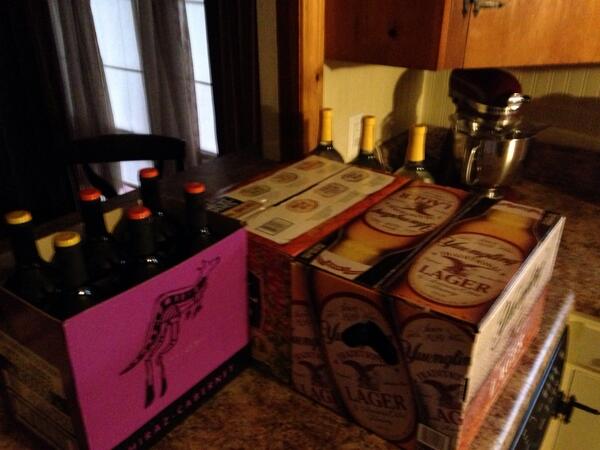 iJenBell's tweet image. Party planning step 1 - secure the booze.