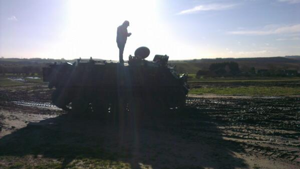 StagLord's tweet photo. Tanks = driven! http://t.co/qaXHUg6r3h