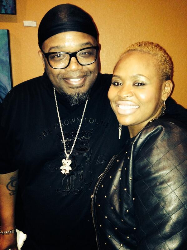 marleymuzick's tweet photo. My baby and my big brother Dave Hollister!! #VonandBoob-day http://t.co/2JMghm8dGB