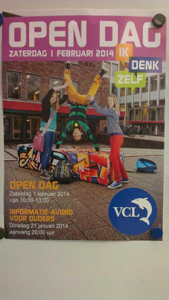 vclschool's tweet photo. De #vclopendag is begonnen. http://t.co/JBCO9za0ST