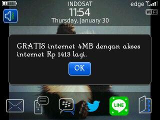_anasia's tweet photo. @IndosatCare selalu muncul ini pdhl gak pake akses internet sama sekali, sampe skrng masih suka muncul&amp;memotong pulsa http://t.co/s9YEWwFmZp