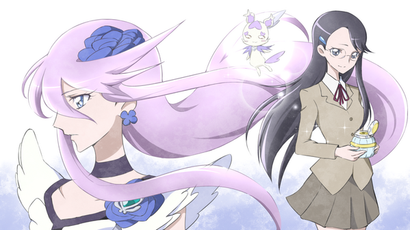ハートキャッチプリキュア☆キュアムーンライト☆ジャンボタオル☆未 