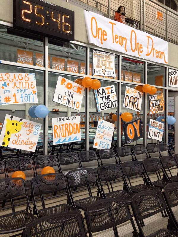 UVACoachFenwick's tweet image. Senior Day at Tennessee! Last home meet for the class of 2014! #govols
