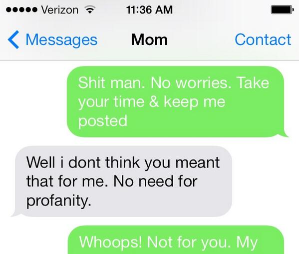 jokerdalton44's tweet image. How&apos;s your morning? #whoops #wrongtext #sorry #mom