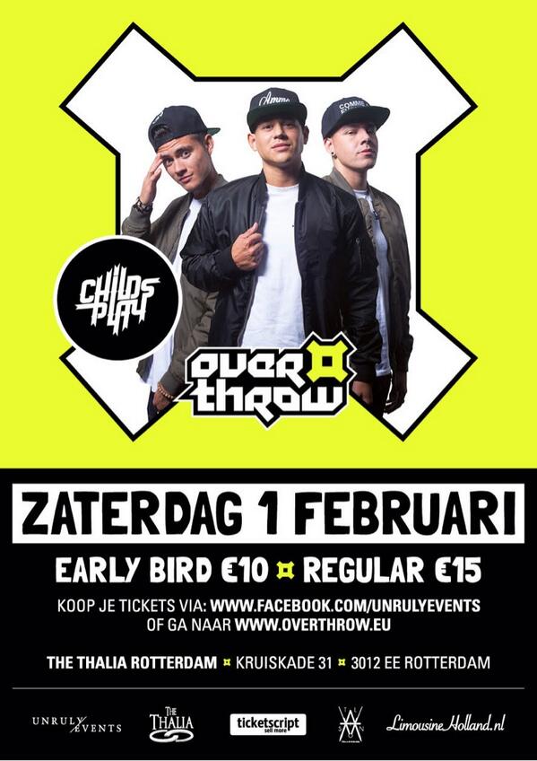 CHILDSPLAY's tweet image. Vanavond zijn we hier !