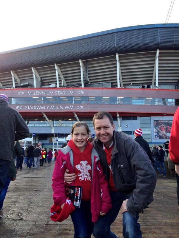 Daicrooke's tweet photo. @WelshRugbyUnion 4 hour journey, we made it! http://t.co/4Ig97SDczl