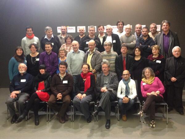 partitoccitanro's tweet photo. Les candidats Bastir! rassembles a Tolosa - Toulouse. En davant bastir! #PartitOccitan #bastir2014 http://t.co/yN4aVmhjCv