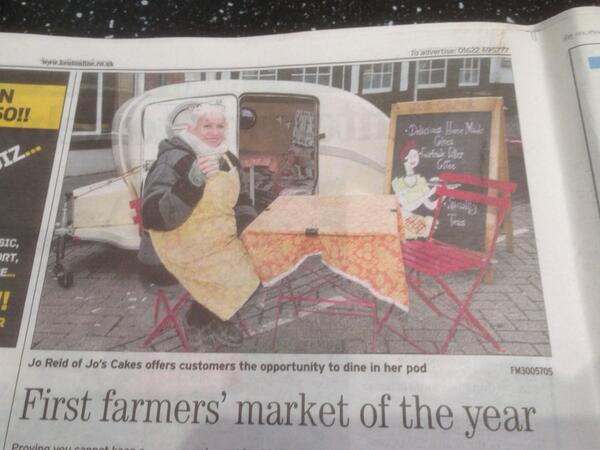 At West Malling in the KM this week. Was the 4th market not the 1st! And the 5th is @ElmCourtFmMrket Sun 2nd Feb