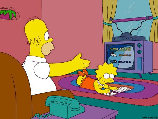 Yep. <a href="/TheSimpsons/">The Simpsons</a> predicted a <a href="/Broncos/">Denver Broncos</a>-<a href="/Seahawks/">Seattle Seahawks</a> Super Bowl ... more than 8 years ago!

(foxs.pt/1bfjCUn)