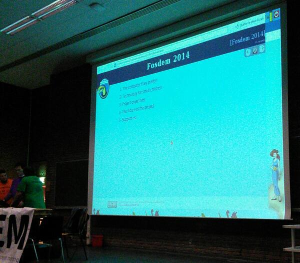 l_a_u_r_e_n_t's tweet image. Linux pour les kids, c&apos;est #doudoulinux vous connaissez un windows pour enfants ? Non, alors... #fosdem