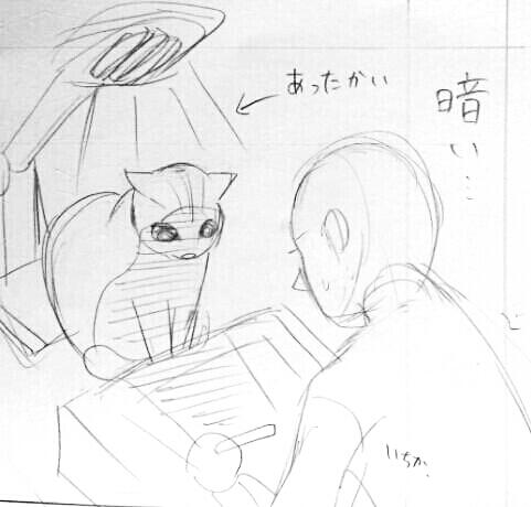 うちの猫も作業中こんな感じでしたw 