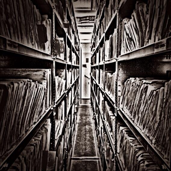mtill50's tweet photo. 2 shelves w/ #Stasi files on E. Germans, of 60 miles of shelved, recorded tyranny in #Berlin #StasiArchiv http://t.co/eCVxd7fz3z