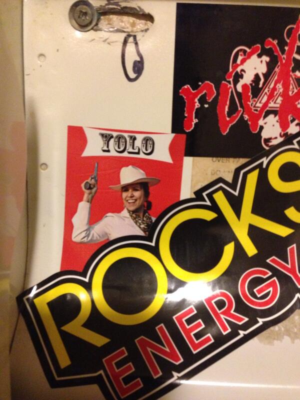 meridene's tweet photo. @TheHeartPills Sarah's in the men's room at the House of Rock...again! http://t.co/CxvBX9JwAz