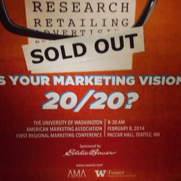 AndyRabitoy's tweet photo. Can't wait till next year! #uwamavision2020 @fostercareers @UWFosterSchool http://t.co/iSWzkBvvvC