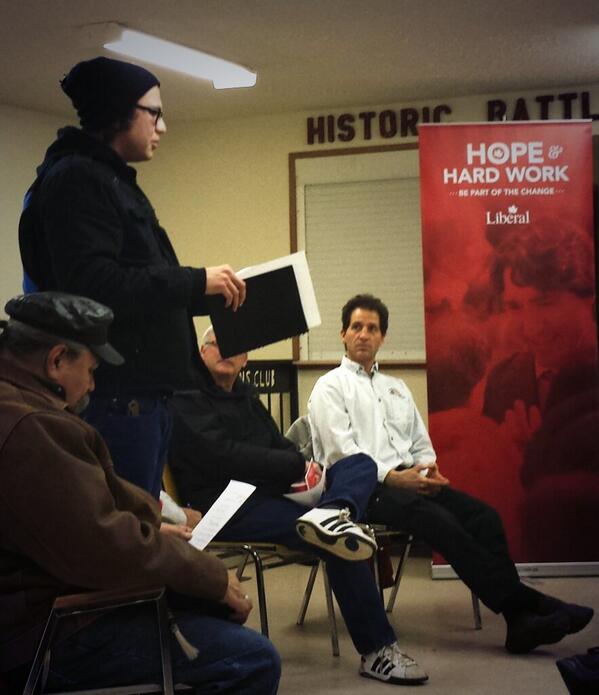 dljclarke's tweet photo. Member introductions. So much positive energy here at #LPC AGM in NB #skpoli http://t.co/wmQ9TbKrAR