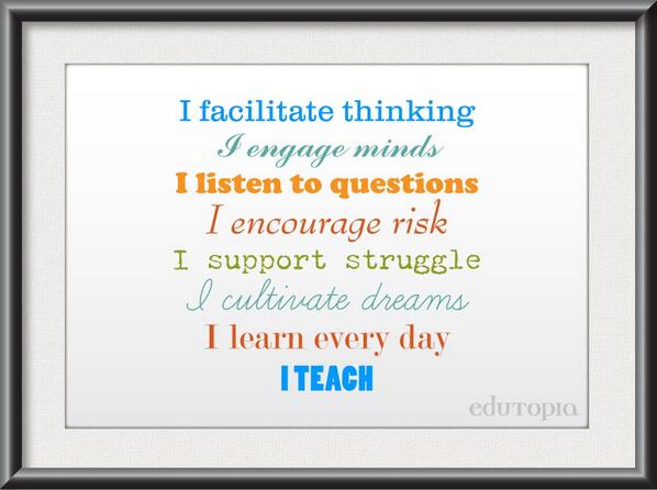 RHandloser's tweet photo. “@BWStinson: “@edutopia: Remember this. #YouMatter #TeachersRock #ThankATeacher http://t.co/UkhJGc50bX” #flyclose