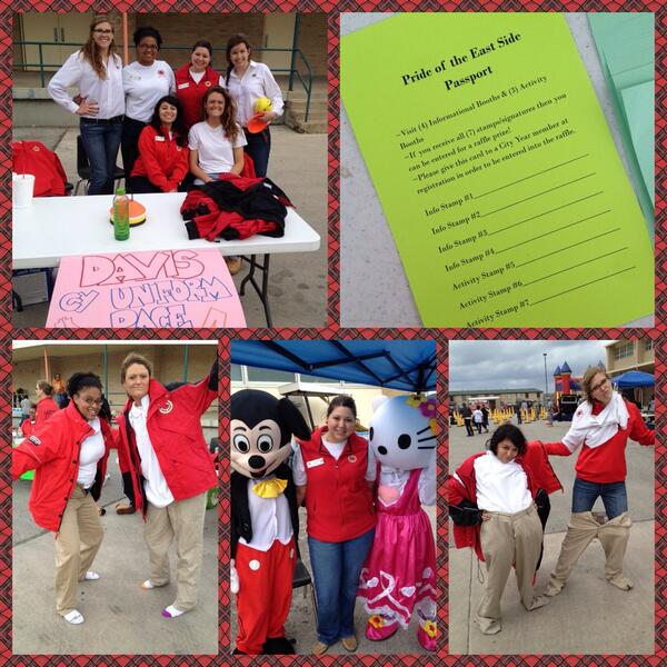 CaitlynSilvas's tweet image. Pride of the Eastside Block Party!! I love my team :) #dtime