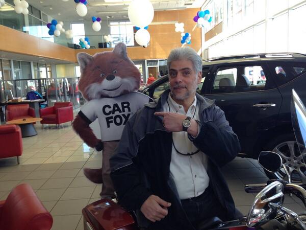 Star1021's tweet photo. It's da Bailey at Twin City Nissan! We're until 4PM and we've got some delicious wings from Wild Wild Wing Cafe! http://t.co/8HHy8sC9Z8