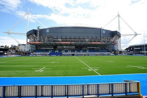 BKenchy's tweet photo. Looking forward to playing on this beuty tomorrow #armspark #Cardiff http://t.co/H8XzhJOjyq