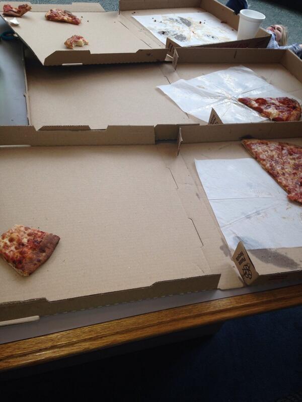 FRC1876's tweet photo. Saturday build sessions=FOOD!!! http://t.co/tMrPOfQd0o