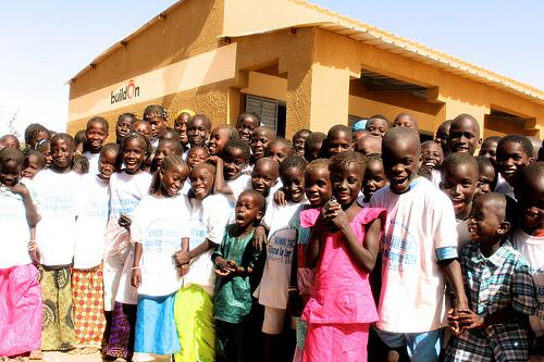 New School in Fatick #Senegal.  Partnership of #buildOn &amp; village (who volunteered 1,235 work days!!!)  <a href="/macky_sall/">Macky Sall</a>