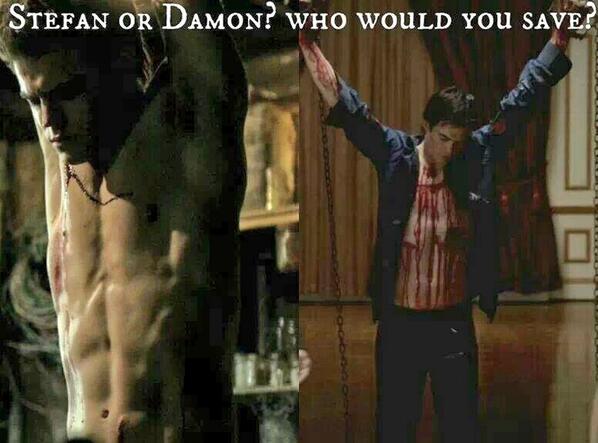 Shami1412's tweet photo. RT for Damon FAV for Stefan :) 
#TheVampireDiaries #TVD http://t.co/4EfOsY0484
