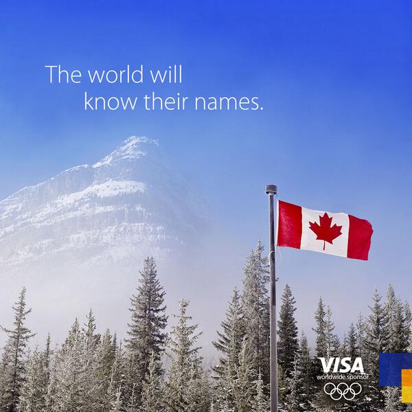 Congrats to the 221 Canadian athletes who are living their dreams &amp; achieving their #everywhere. #Sochi2014