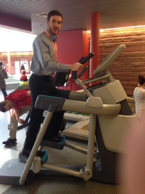 avhayer's tweet photo. It's just Jesse working on his fitness @stakfitness @wccrc #workit #STAK #Activeliving #wccrc2014 http://t.co/btjD53DR4w