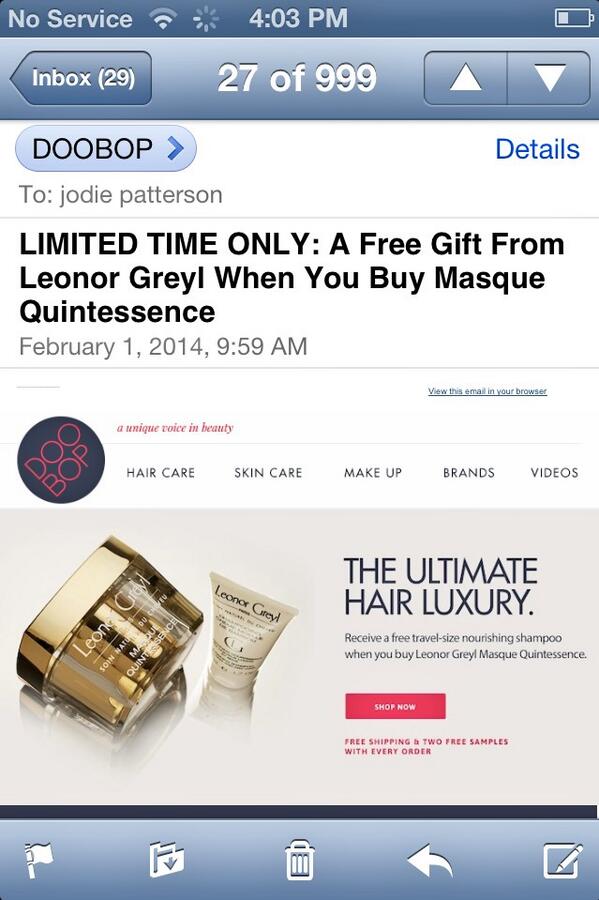 jodie_GeorgiaNY's tweet image. Golden hair masque? Yup! #copthat @Doobop_beauty