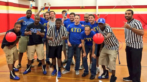 1st and 2nd place in <a href="/UTampaSigmas/">ABG SIGMAS</a> dodgeball tournament for <a href="/MarchofDimes/">March of Dimes</a> #RuhRah #JoinATO