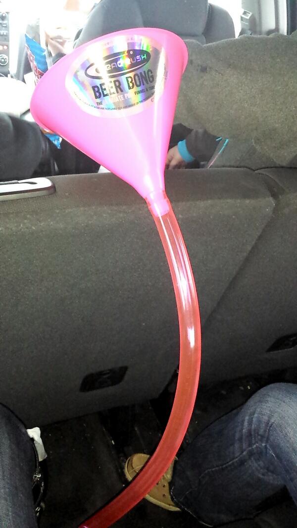 crystalstrauch's tweet image. Bought a beer bong. #whoseready
