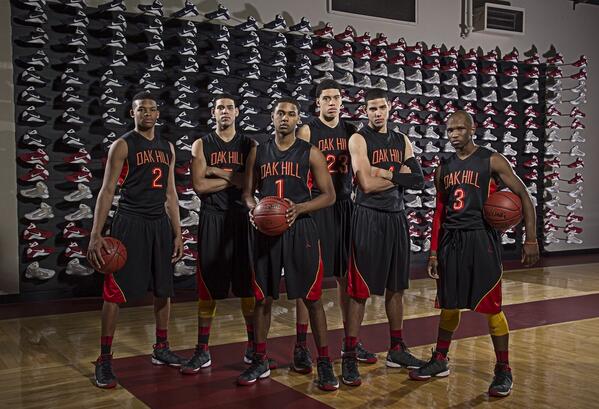 Oak Hill basketball 2014