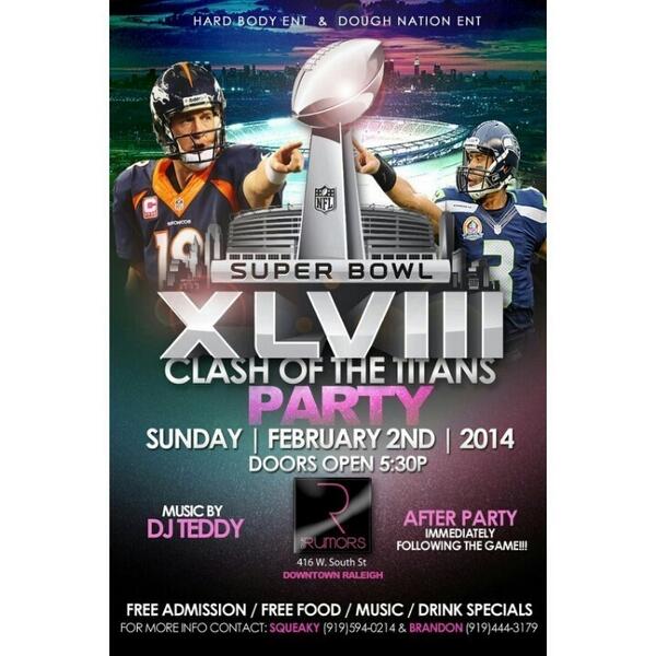 HardbodyE's tweet photo. Watch the BIG Show down in eat in drink than we TURNNING up after the game in everbody FREE all night @Club RUMORS http://t.co/RkwJOqKqKx