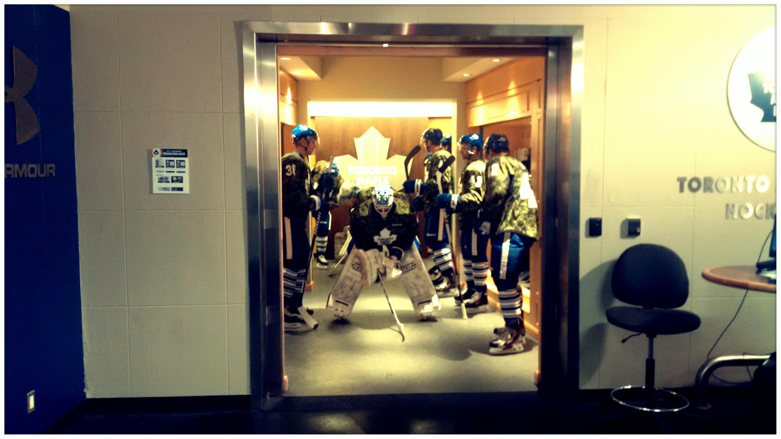 Toronto Maple Leafs on X: Camo warm up jerseys for Canadian Armed Forces  Appreciation Night. #TMLtalk  / X