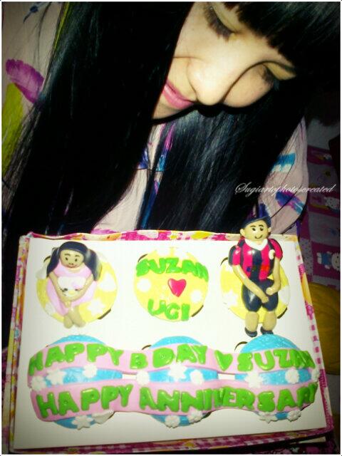ugi17's tweet photo. HBD and Aniversary sayang :* @SuzanChotta http://t.co/FItWUJQONA