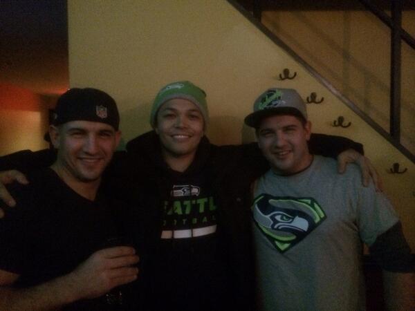 Good buds before the big game!