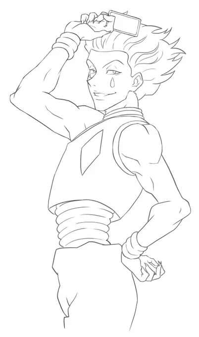 finally drawing more hisoka :) 